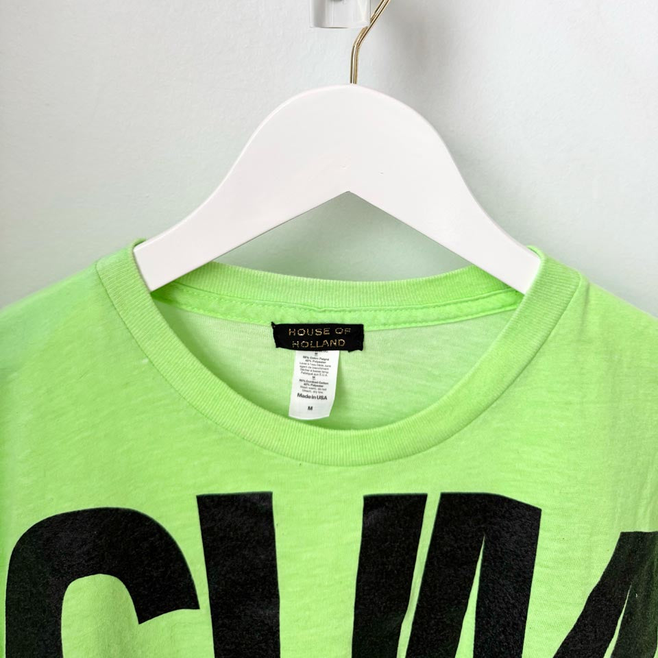 RARE 2000s Vintage House of Holland Y2K Slogan Graphic Tee, Unisex (M)