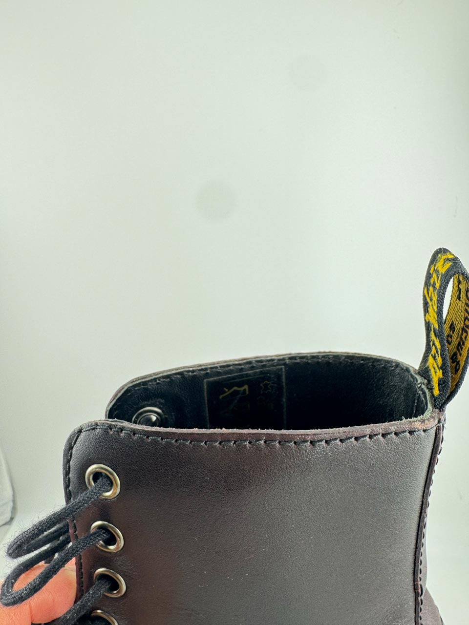 Indie Sleeze Doc Marten Smooth Leather Platform Punk Boots, Goth Punk Shoes (6.5M)