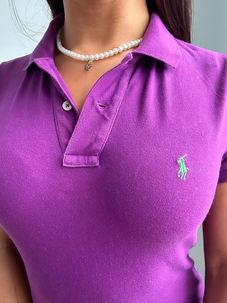 Ralph Lauren Collared Polo Shirt, Preppycore Tee, Old Money Aesthetic Top (S)