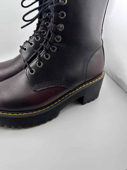 Indie Sleeze Doc Marten Smooth Leather Platform Punk Boots, Goth Punk Shoes (6.5M)