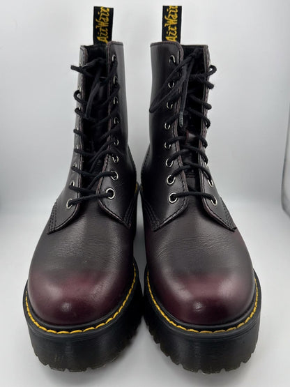 Indie Sleeze Doc Marten Smooth Leather Platform Punk Boots, Goth Punk Shoes (6.5M)