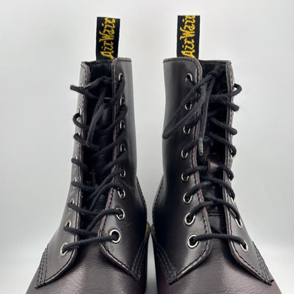 Indie Sleeze Doc Marten Smooth Leather Platform Punk Boots, Goth Punk Shoes (6.5M)