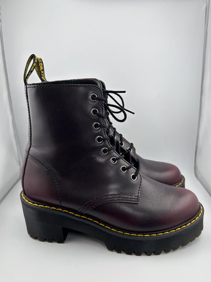 Indie Sleeze Doc Marten Smooth Leather Platform Punk Boots, Goth Punk Shoes (6.5M)