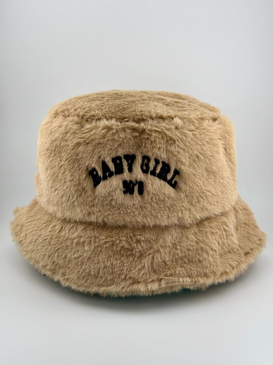 Y2K Embroidered Baby 90s Casual Fuzzy Bucket Hat, Unisex Festival Bucket Hat