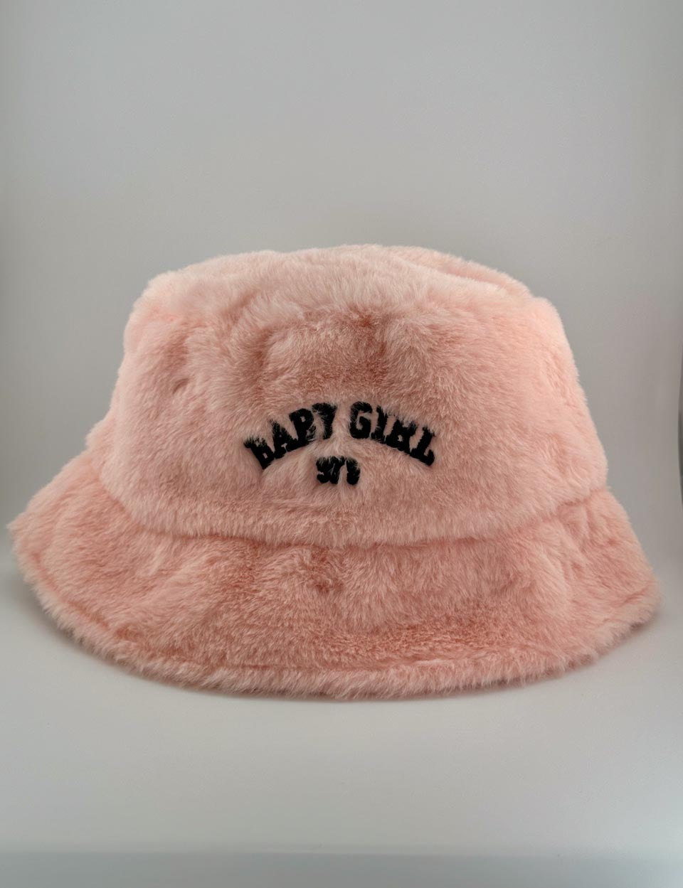 Y2K Embroidered Baby 90s Casual Fuzzy Bucket Hat, Unisex Festival Bucket Hat