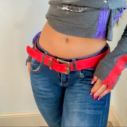 Y2K MUDD Belt, Fairy Grunge Butterfly Waist Belt (M/L)