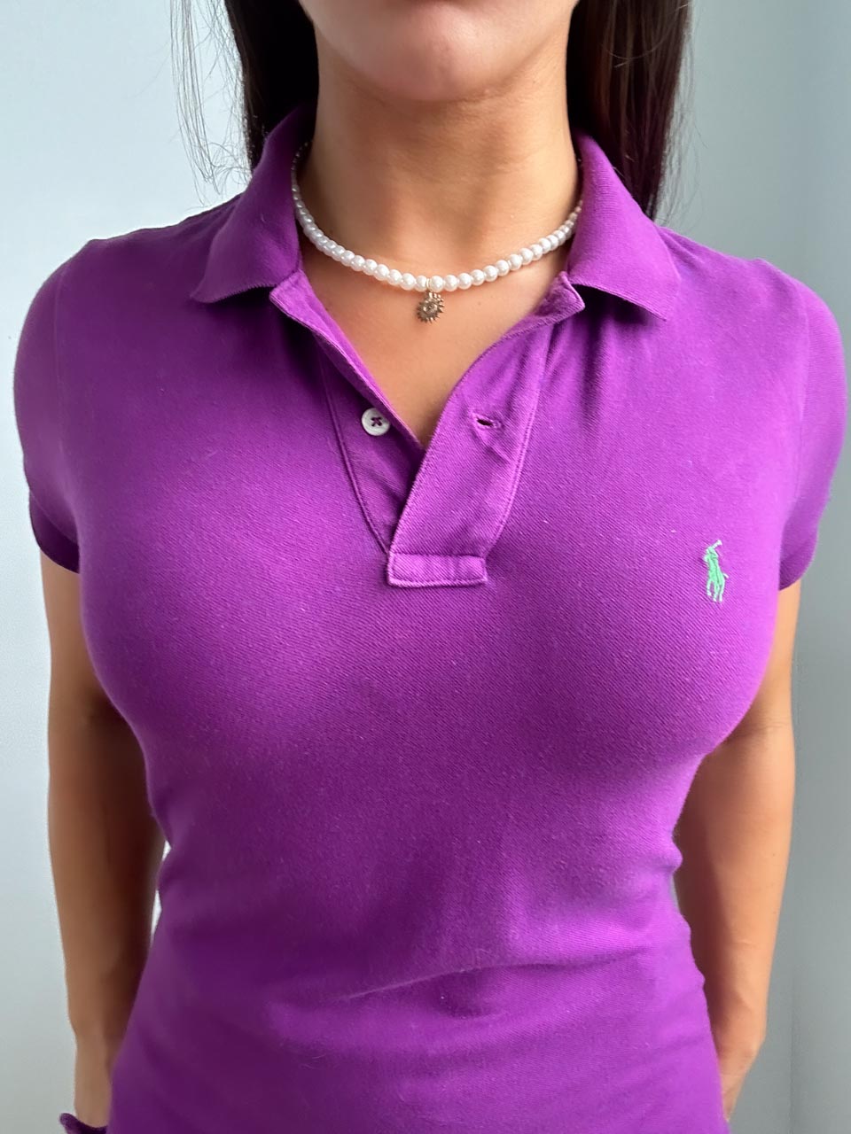 Ralph Lauren Collared Polo Shirt, Preppycore Tee, Old Money Aesthetic Top (S)