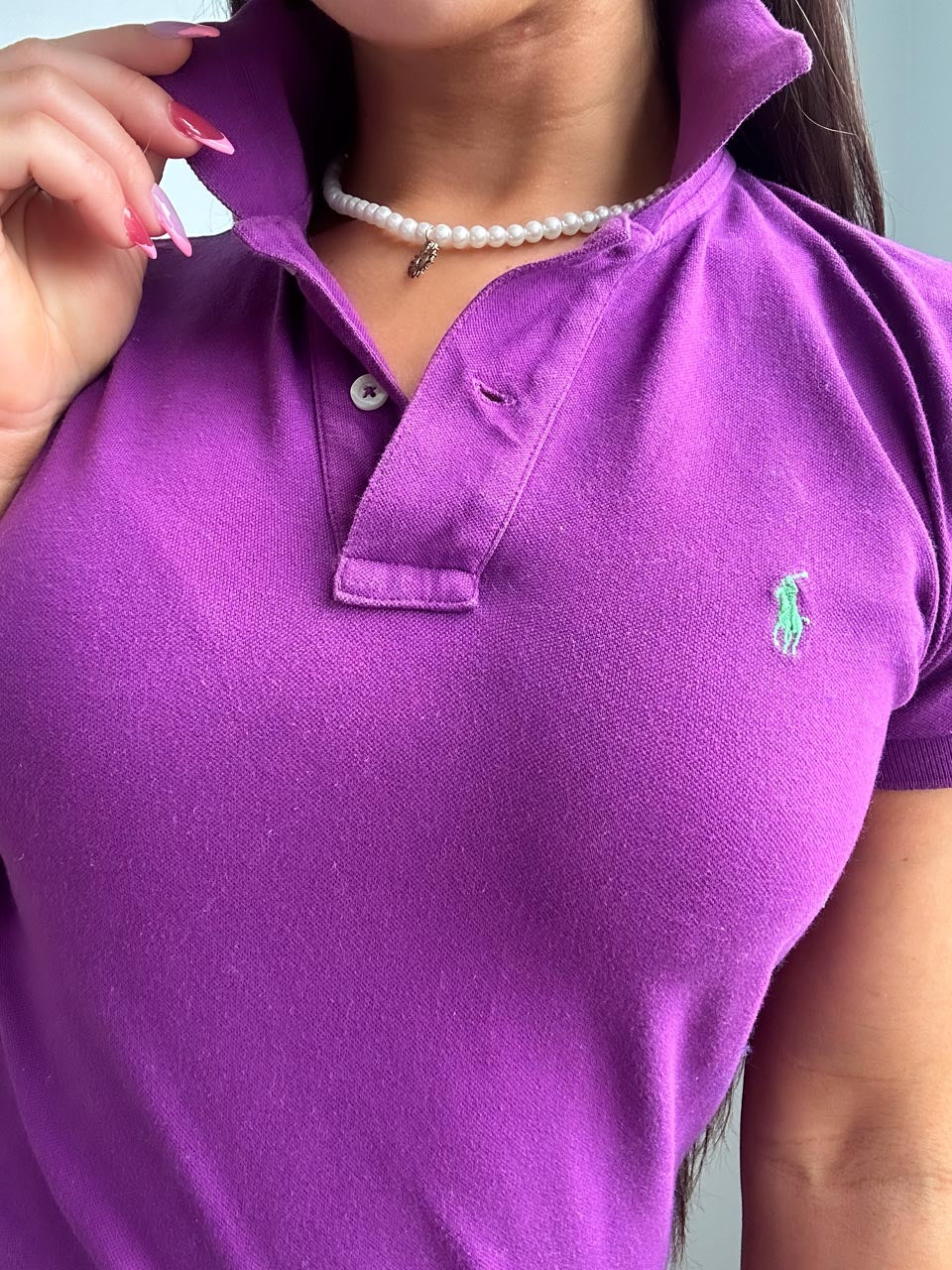 Ralph Lauren Collared Polo Shirt, Preppycore Tee, Old Money Aesthetic Top (S)