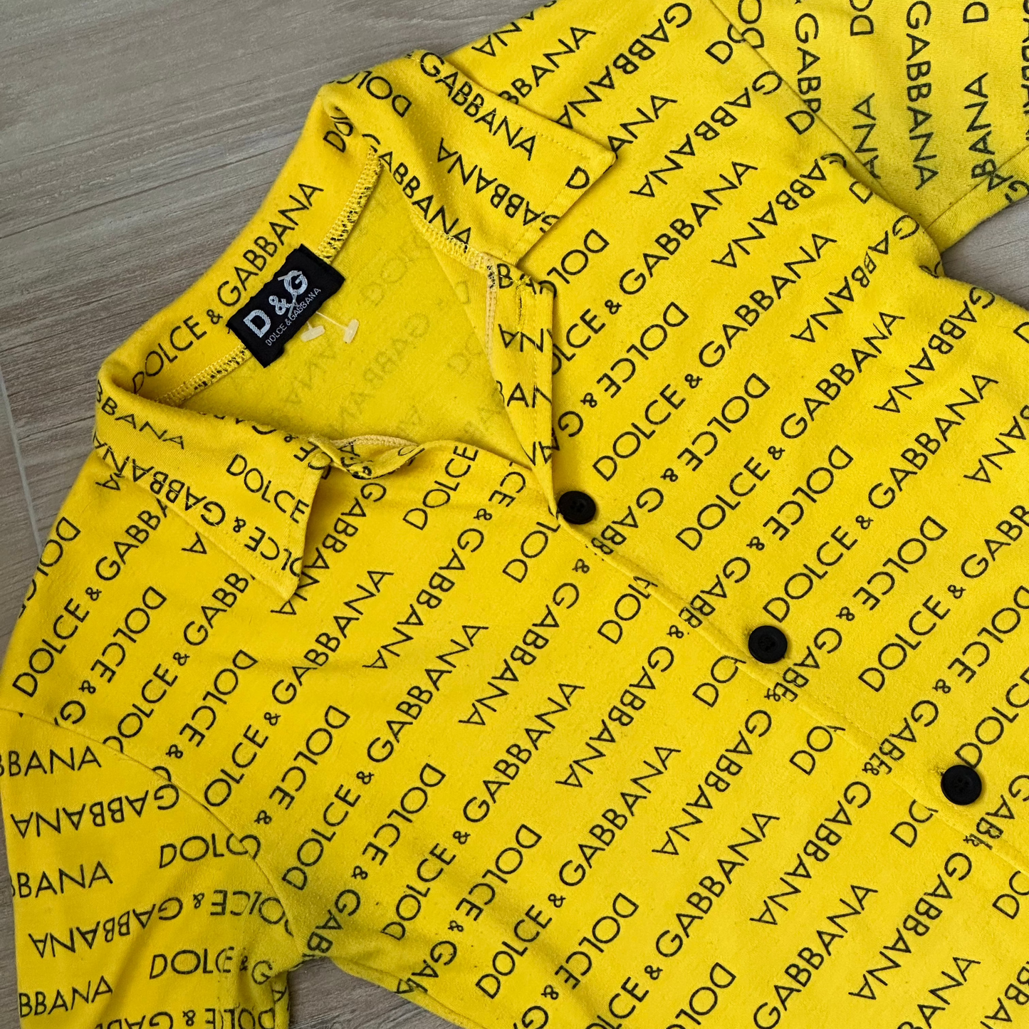 Dolce & Gabbana Graphic Baby Tee, Downtown Girl Aesthetic Tee (S)