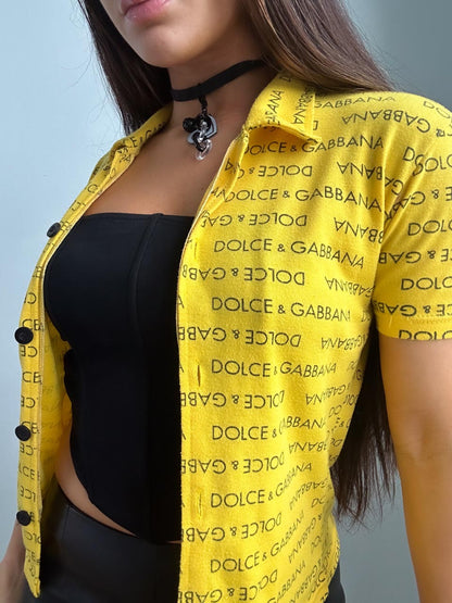 vintage dolce & gabbana y2k baby tee