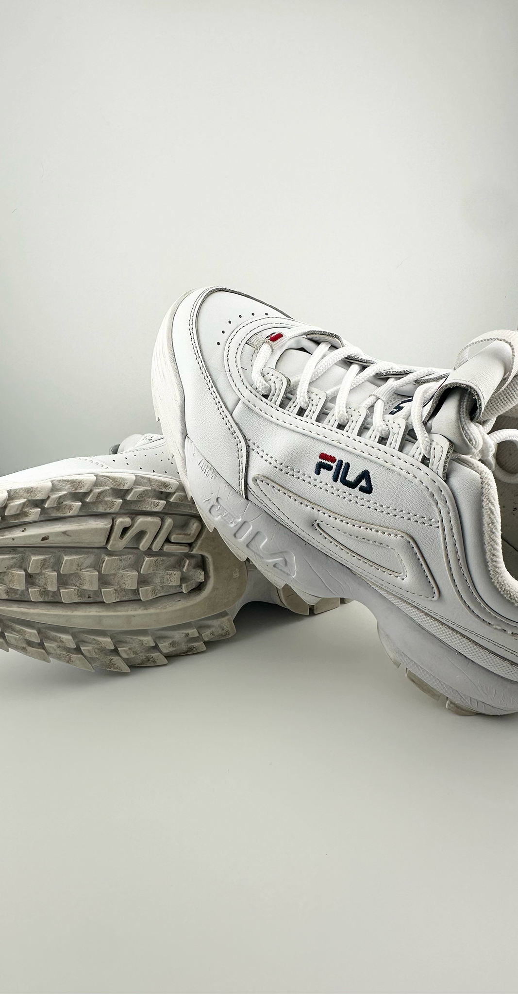 Y2K Fila Platform Sneakers for Streetwear, Fila Disruptor 2 Women's Sneaker (US 6.5)